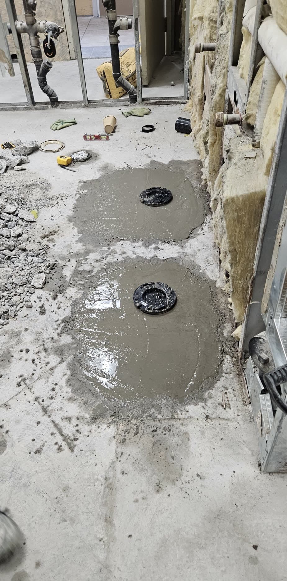 Commercial Washroom Renovation — before